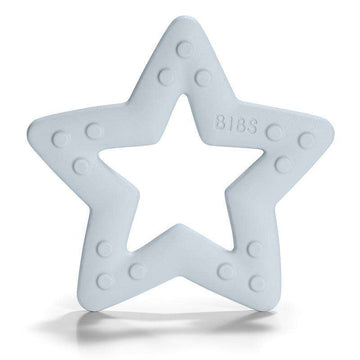 BIBS Play - Baby Bitie Bidering - Stjerne - Baby Blue
