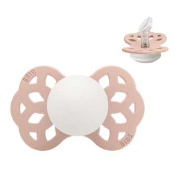 BIBS Anatomisk Infinity Sut - Str. 1 - Silikone - GLOW - Blush
