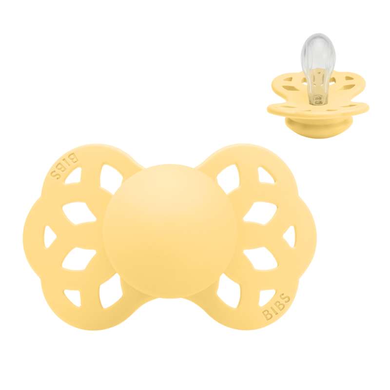 BIBS Symmetrisk Infinity Sut - Str. 1 - Silikone - Pale Butter
