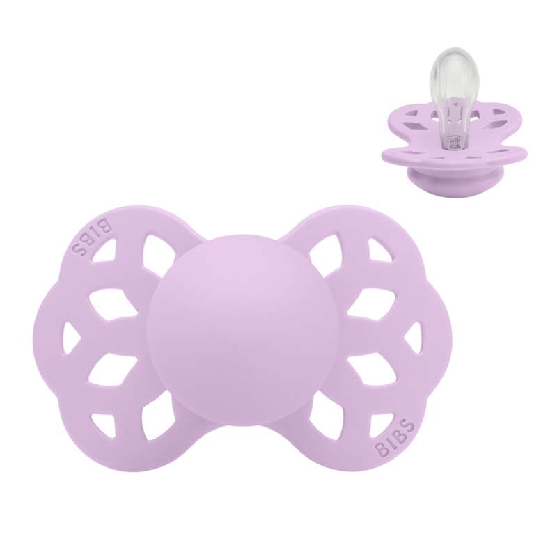 BIBS Symmetrisk Infinity Sut - Str. 1 - Silikone - Violet Sky