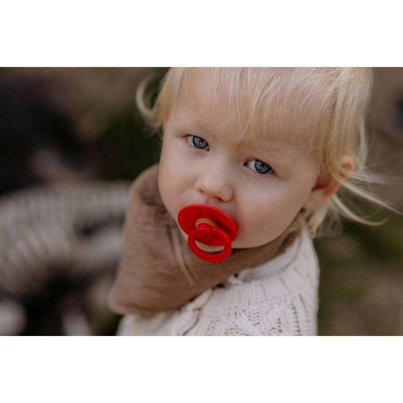 BIBS Rund Colour Sut - Sampak - 3 stk. - Str. 2 - Candy Apple