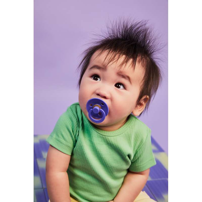 BIBS Rund Colour Sut - Str. 1 - Naturgummi - Grape