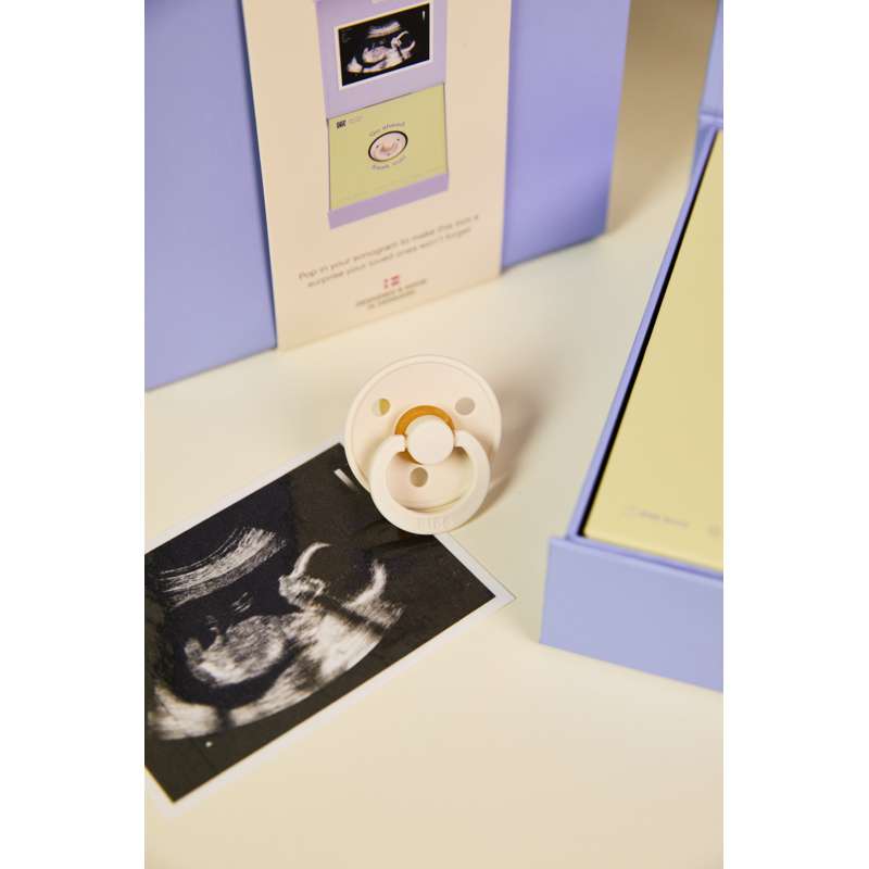 BIBS Hey Baby Surprise Gavesæt - Naturgummi - Str. 1 - Ivory