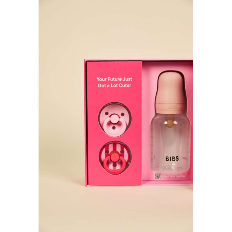 BIBS Baby Gavesæt - Sprinkle - Blush