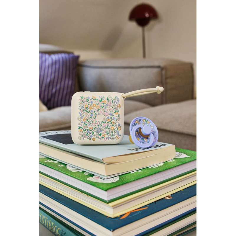 BIBS Accessories Pacifier Box - Sutteboks - Liberty - Chloe Meadow/Ivory
