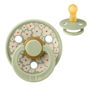 BIBS Rund Colour Sut - Str. 2 - Naturgummi - Studio - Jasmine Field - Sage