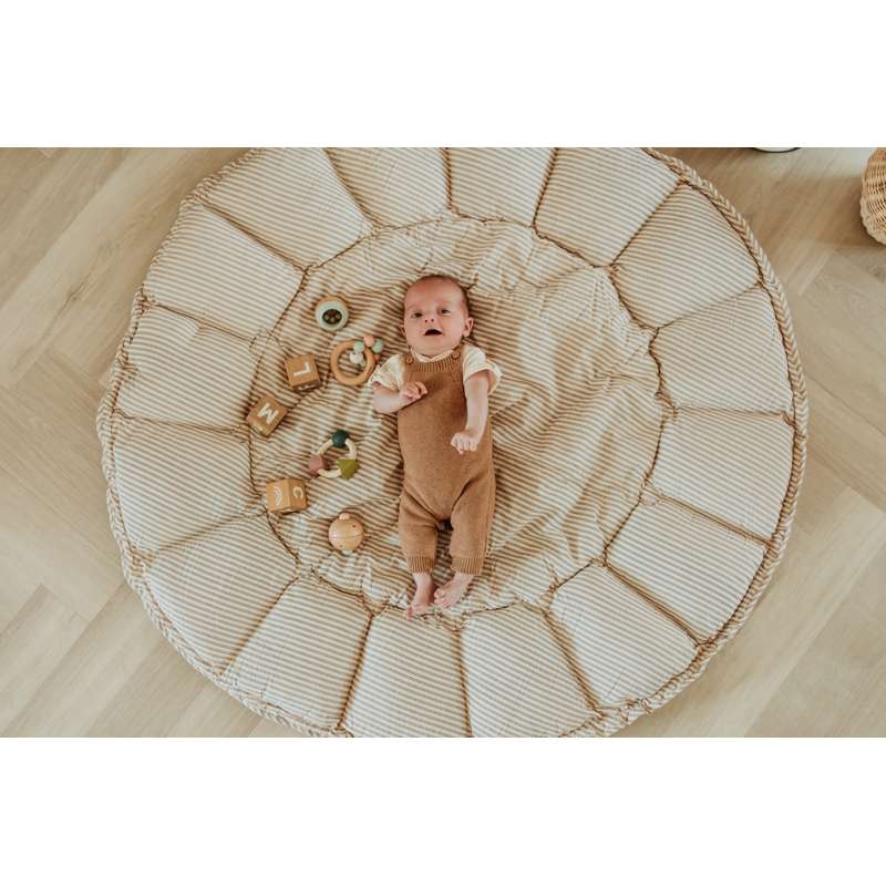 Play & Go Bloom - Babynest/Legetæppe - Stripes Blue