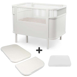 Sebra Sengen - Klassisk - m. Kid'oh Madras - Classic White - Bundle 1