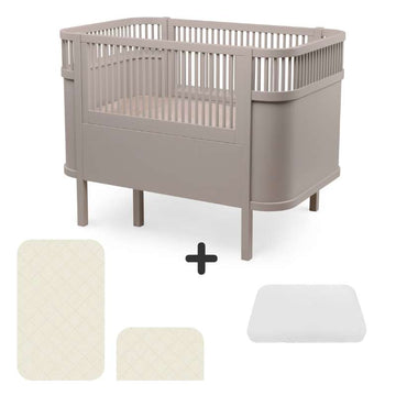 Sebra Sengen - Klassisk - Baby & Jr. - Jetty Beige - Bundle 2