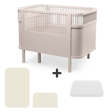 Sebra Sengen - Klassisk - Baby & Jr. - Birchbark Rose - Bundle 2