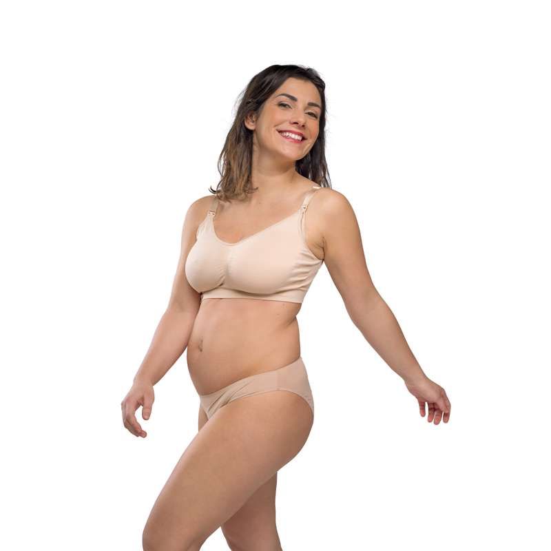 Carriwell Original Graviditets- og Amme-BH - 2-pak - GRS - Beige/Sort