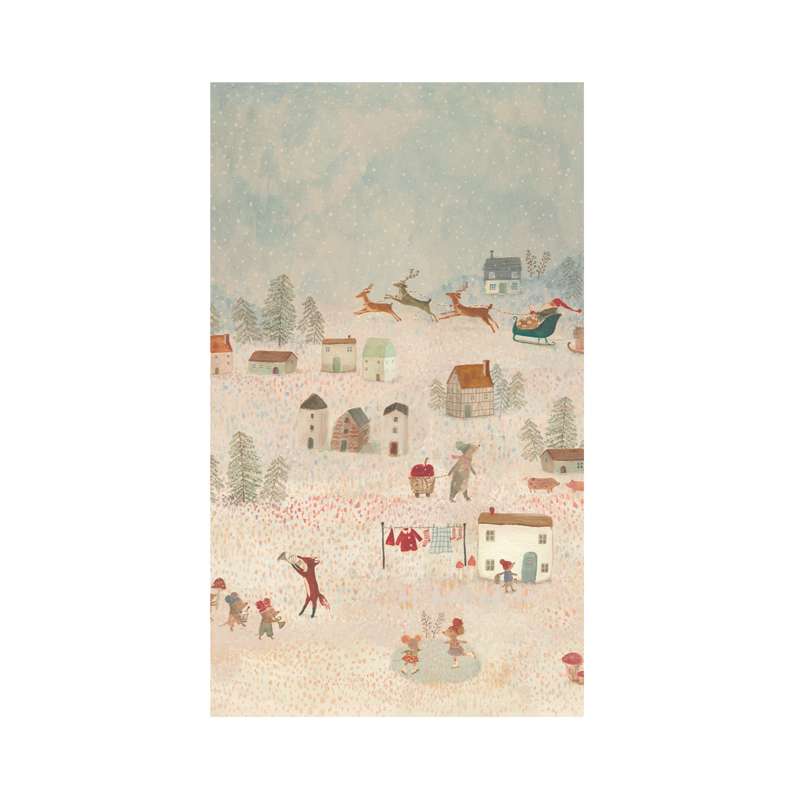 Maileg Gavepapir - 10 meter - Santa is Coming