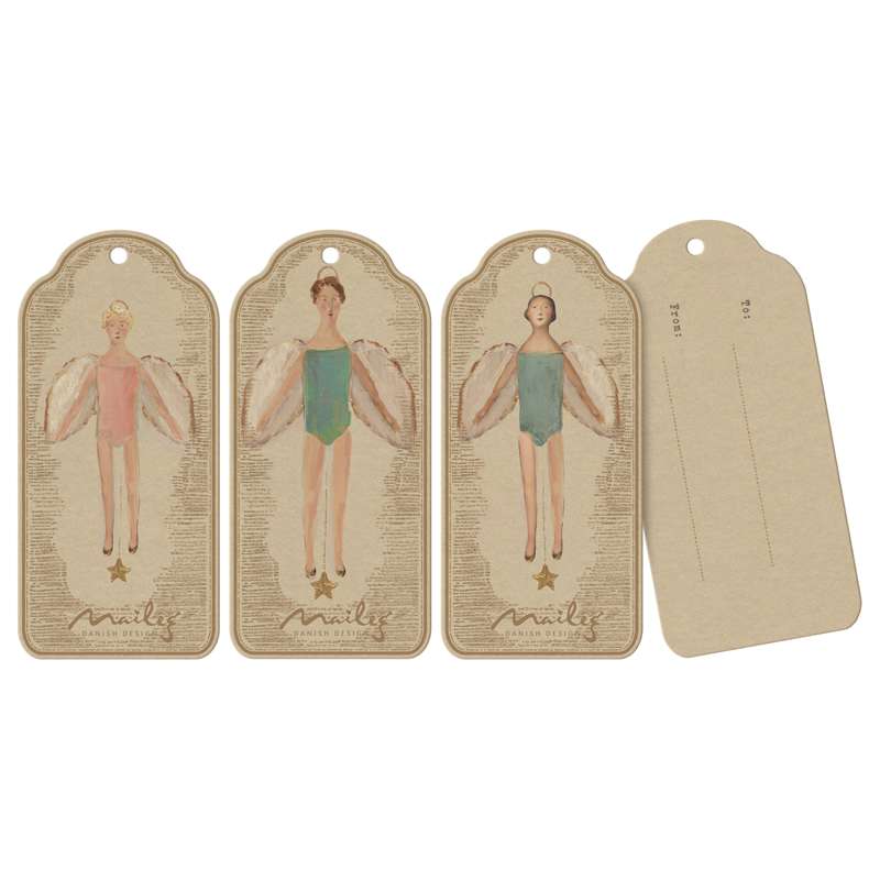 Maileg Gavemærker - Engel - 12 stk.