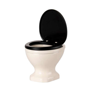 Maileg WC - Mus - Råhvid