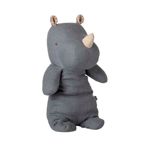 Maileg Safari Friends - Næsehorn - Medium - Støvet Blå