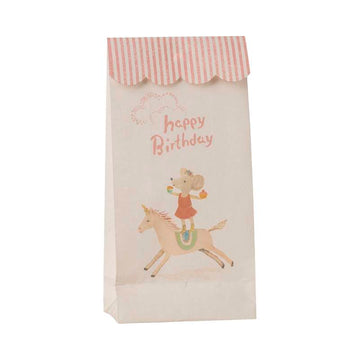 Maileg Papirspose - Happy Birthday - Unicorn - 12 Stk.