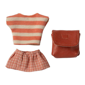 Maileg Tøj Til Storesøster Mus - Tøj og Taske - Koral