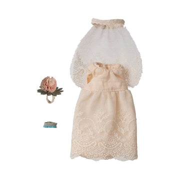 Maileg Tøj Til Mor Mus - Brudekjole