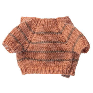 Maileg Hvalpetilbehør - Small - Strikket Sweater - Koral