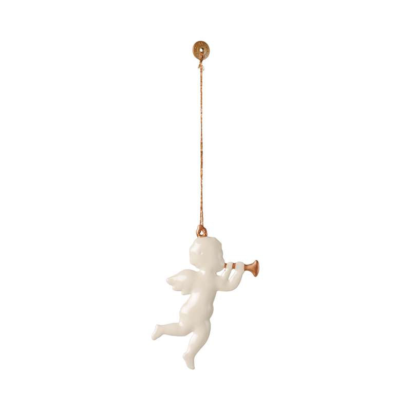 Maileg Gaveæske m. Juleornamenter - Metal - Holy Night - Off White