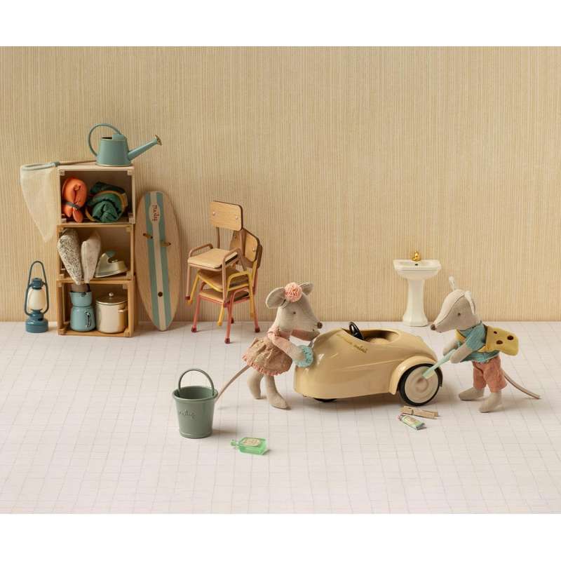 Maileg Bil - Mus - Beige