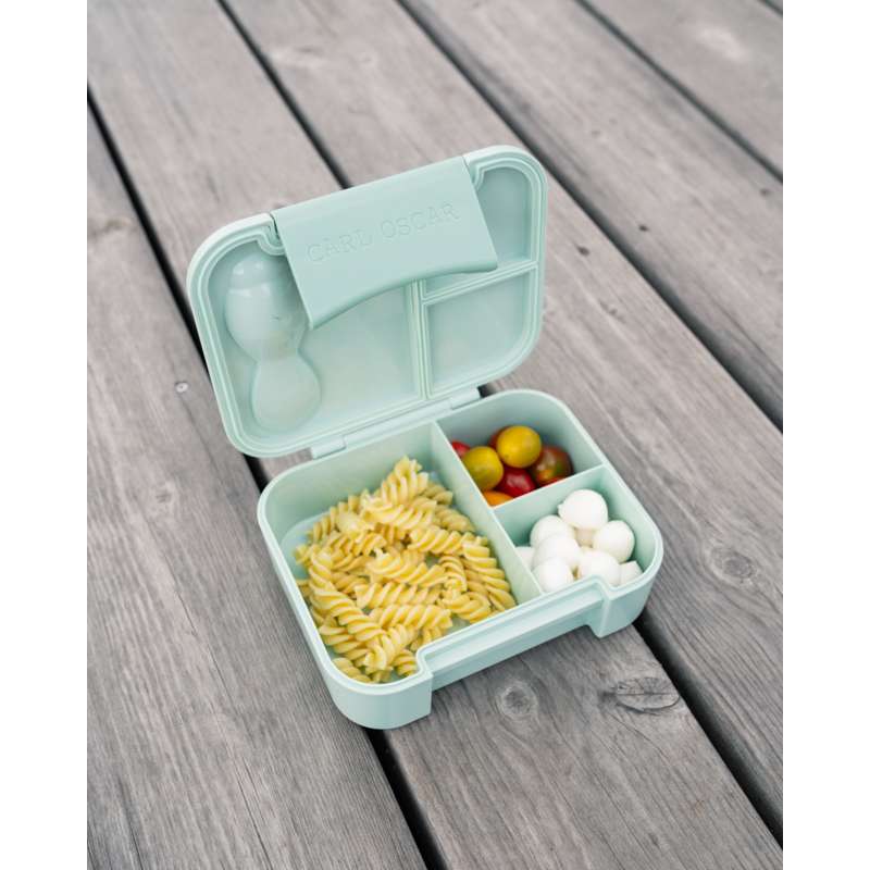Carl Oscar BentoBOX Madkasse m. CUTElery - Mint