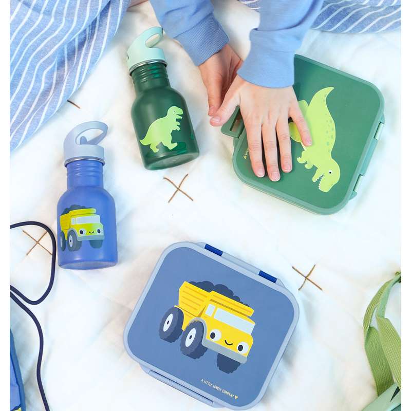 A Little Lovely Company Enkeltlags Ståldrikkedunk - 350ml - Dump Truck