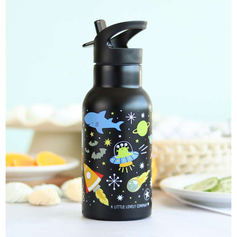 A Little Lovely Company Ståldrikkedunk - 350ml - Galaxy