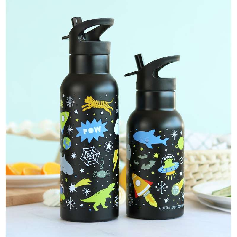A Little Lovely Company Ståldrikkedunk - XL - 500ml - Galaxy