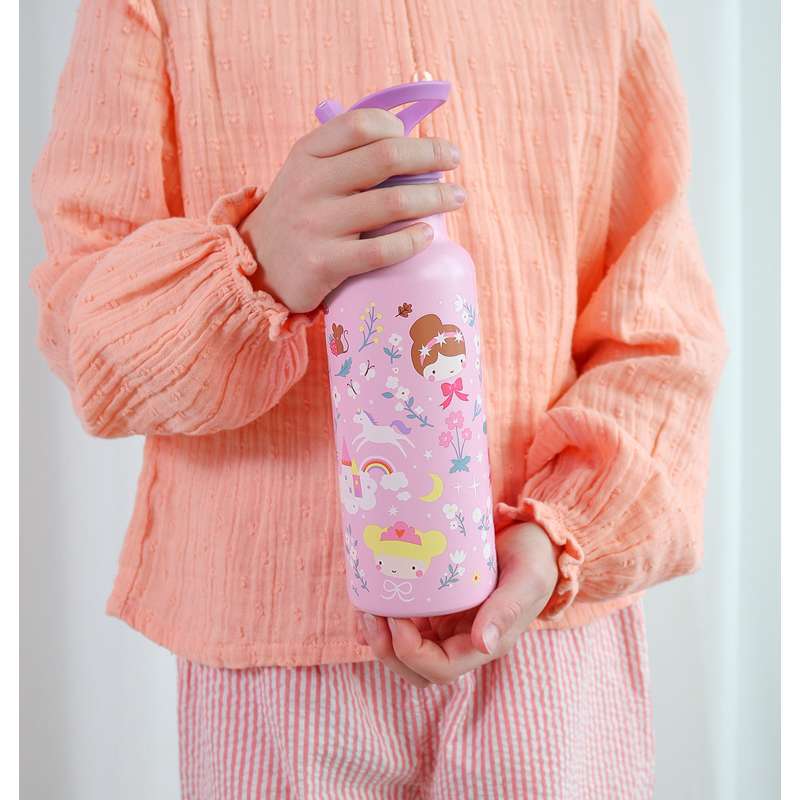 A Little Lovely Company Termo Ståldrikkedunk - XL - 500ml - Princesses