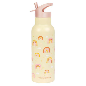A Little Lovely Company Ståldrikkedunk - XL - 500ml - Rainbows