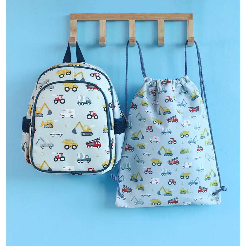 A Little Lovely Company Gymnastiktaske - Vehicles