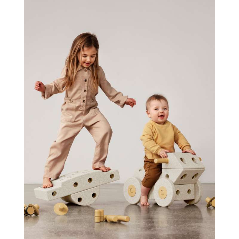 MODU Dreamer Byggesæt - Sand Grey/Honey Yellow