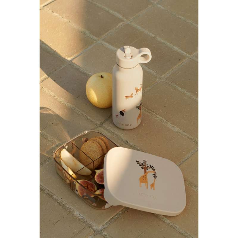 Liewood Falk Drikkeflaske - Rustfrit Stål - 350ml - Safari/Sandy Mix