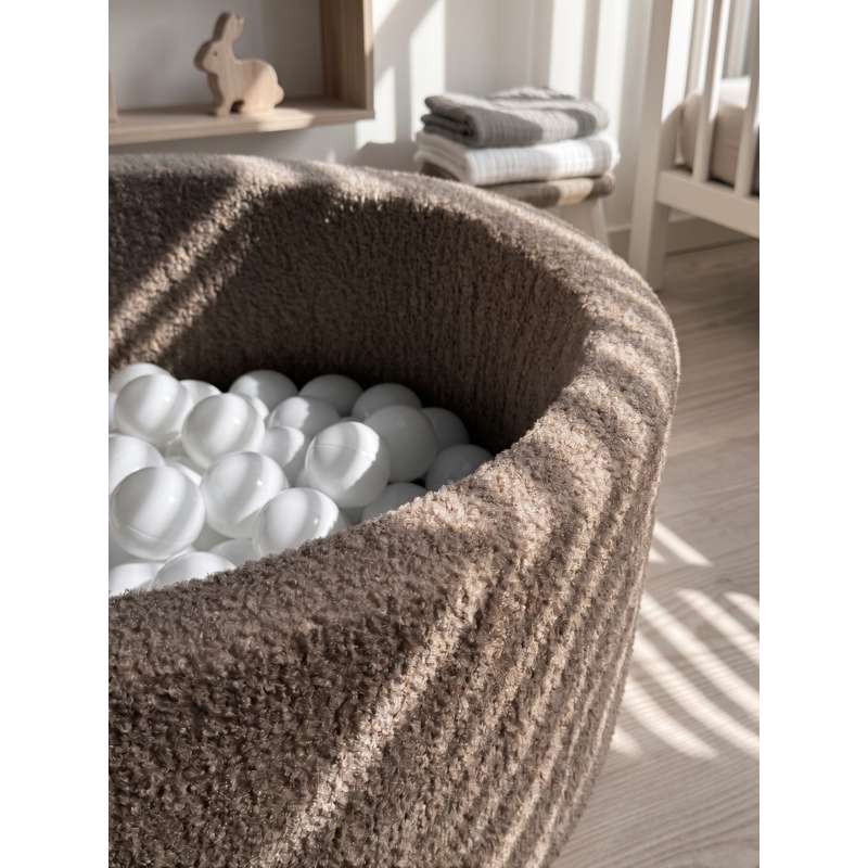 Kid'oh Boldbassin - Teddy - Taupe - m. 100 Bolde - White