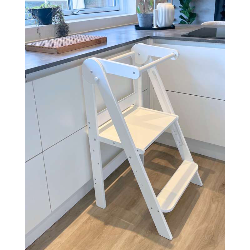 Kid'oh Læringstårn - Foldbart - FSC - Hvid