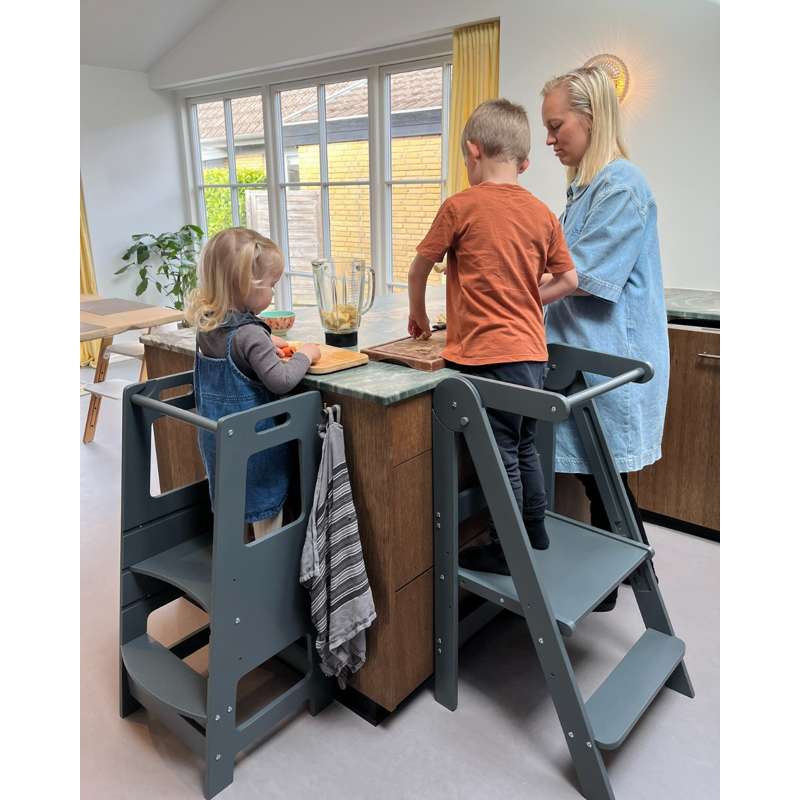 Kid'oh Læringstårn - Foldbart - FSC - Grå