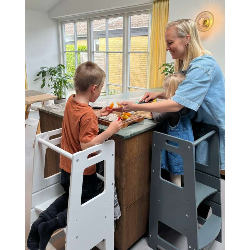 Kid'oh Læringstårn - Justérbart - FSC - Grå