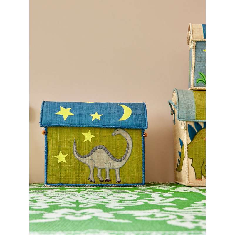 RICE Raffia Opbevaringshus - New Dinosaur - Mellem