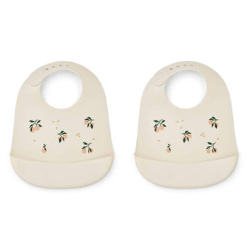 Liewood Tilda Hagesmække - 2-pak - Silikone - Peach/Sea Shell Mix