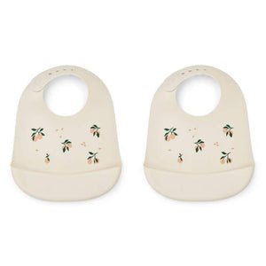 Liewood Tilda Hagesmække - 2-pak - Silikone - Peach/Sea Shell Mix