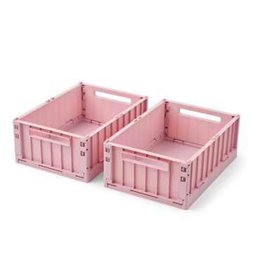 Liewood Weston Opbevaringsboks - Medium - 2-pak - Rose Blush