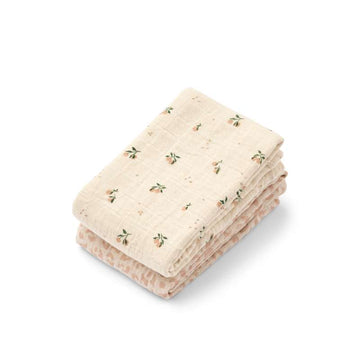 Liewood Lewis Muslin Stofbleer - 2-pak - Mini Leo/Mini Peach Mix