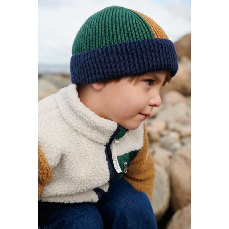 Liewood Nolan Pile Jakke - Classic Navy Multi Mix