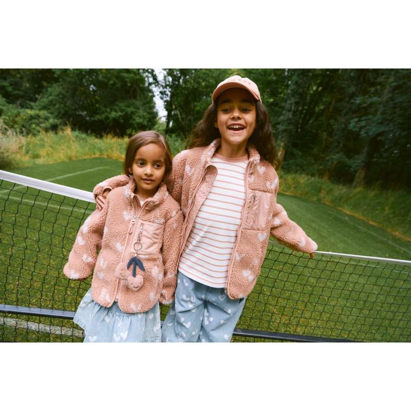 Liewood Nolan Fleecejakke - Sweethearts/Pale Tuscany