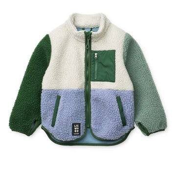 Liewood Nolan Fleecejakke - Dusty Lavender Multi Mix