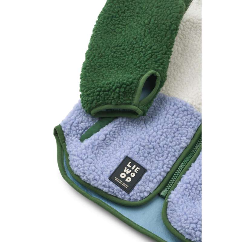 Liewood Nolan Fleecejakke - Dusty Lavender Multi Mix