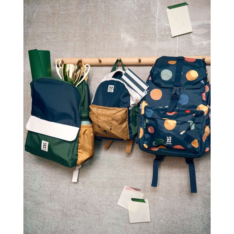 Liewood Johnny Skoletaske - Universe/Classic Navy