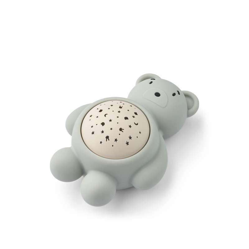 Liewood Manuel Lyd og Lys Projektor Lampe - Bear - Dove Blue