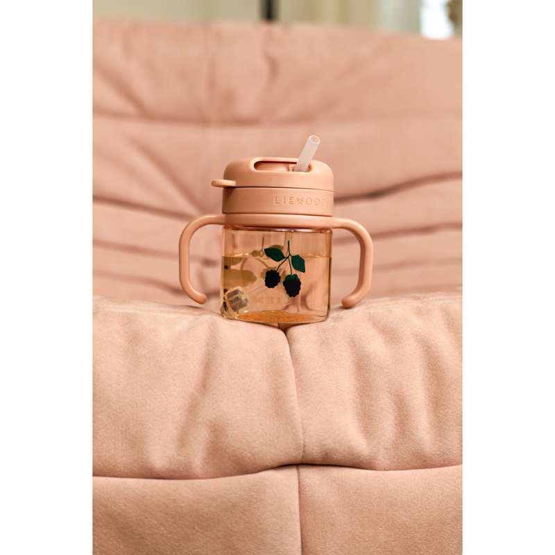 Liewood Kai Tritan Straw Cup - 280ml - Berry/Pale Tuscany